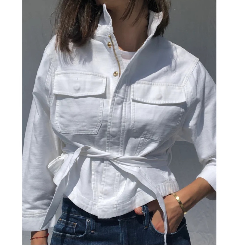 NWT Frame Twisted Shirt Jacket